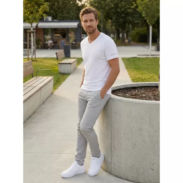  Tricou pentru bărbați cu mâneci scurte SAM 73 BLANE MT 807 ALB 