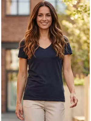 Tricou pentru femei cu mâneci scurte SAM 73 UNA WT 866 ALBASTRU