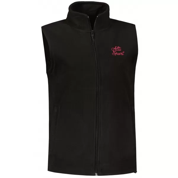  Vesta de dama fleece ALTISPORT ALW056518 NEGRU ROZ 