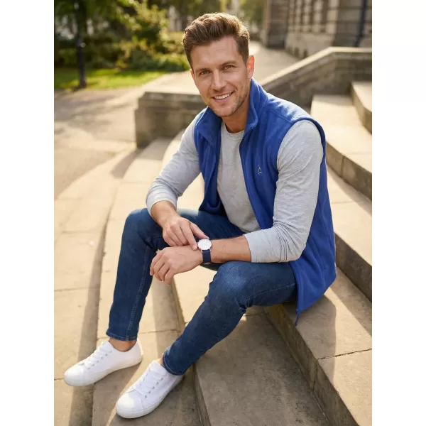  Vestă din lână pentru bărbați ALTISPORT ALM002518 ALBASTRU REGAL 
