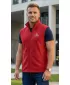 Vestă din lână pentru bărbați ALTISPORT ALM006518 BURGUNDIA