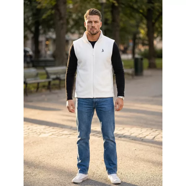 Vestă din lână pentru bărbați ALTISPORT ALM002518 ALB 