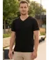 Tricou pentru bărbați cu mâneci scurte SAM 73 BLANE MT 807 NEGRU