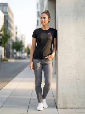 Tricou funcțional de damă ALTISPORT ALW056140 NEGRU ROZ