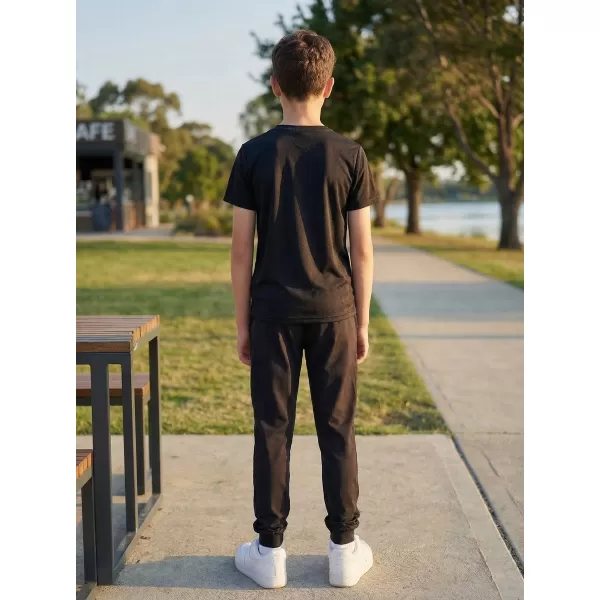  Tricou funcțional pentru băieți ALTISPORT ALK148147 NEGRU 
