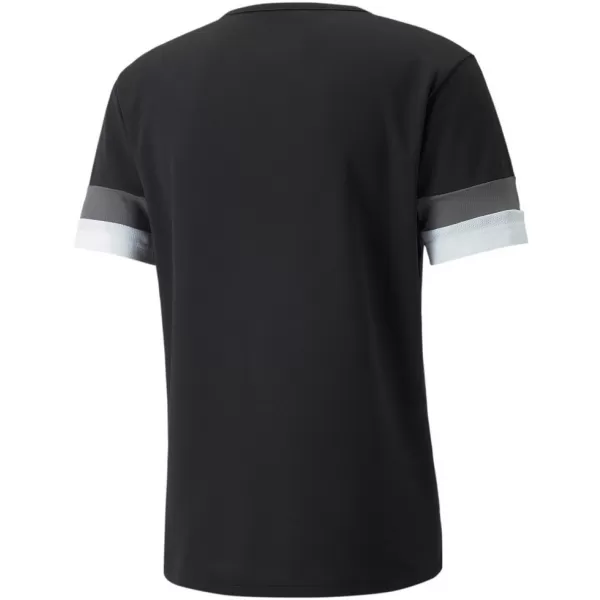  Tricou funcțional pentru bărbați PUMA TEAMRISE JERSEY 704932-03 PUMA NEGRU/AFUMAT PERLAT/PUMA ALB 