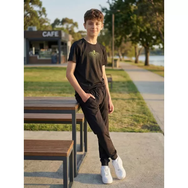  Tricou funcțional pentru băieți ALTISPORT ALK148147 NEGRU 