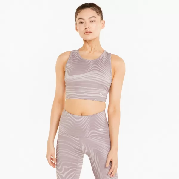  Top pentru femei PUMA STUDIO AOP CROP TANK 521561-18 PREPELIŢĂ 
