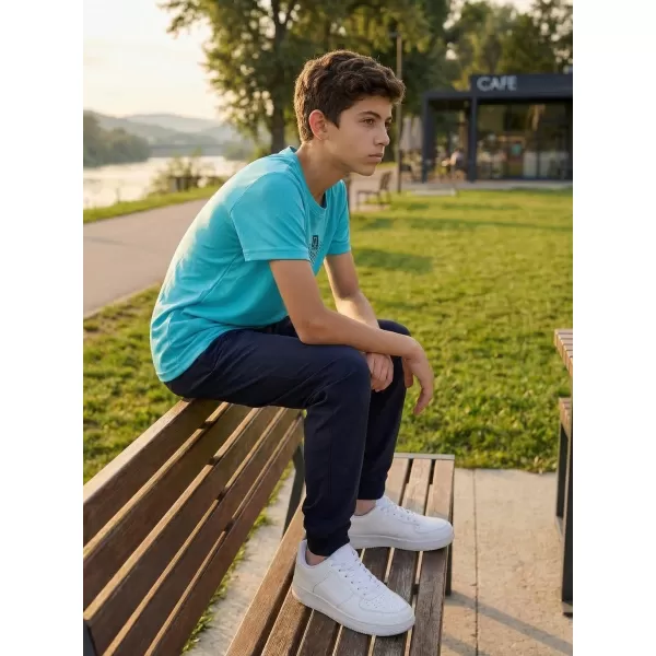  Tricou funcțional pentru băieți ALTISPORT ALK148147 TURCOAZ 