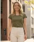 Tricou premium pentru femei ALTISPORT ALW145154 VERDE AVOCADO