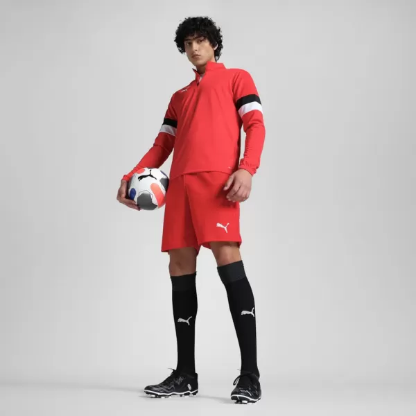  Pantaloni scurți pentru bărbați PUMA TEAMRISE SHORT 704942-01 PUMA ROȘU/PUMA ALB 