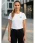 Tricou funcțional de damă ALTISPORT ALW056140 ALB