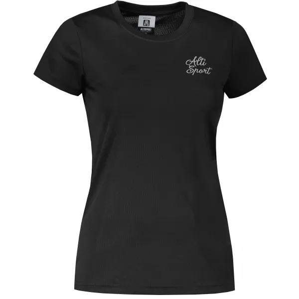  Tricou funcțional de damă ALTISPORT ALW056140 ALB-NEGRU 