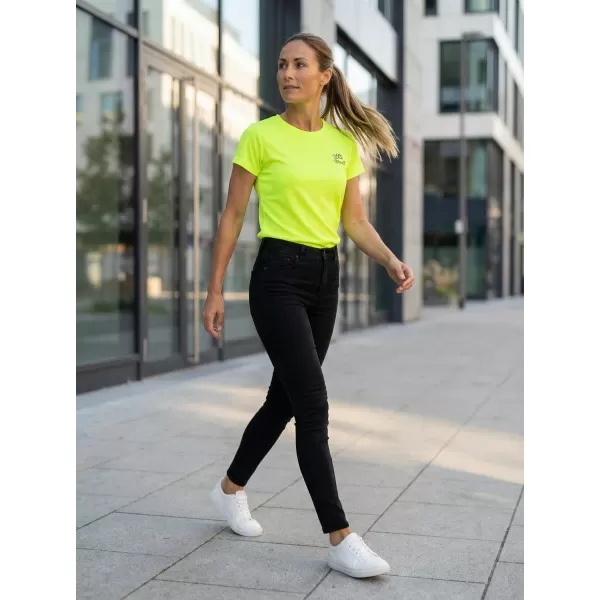  Tricou funcțional de damă ALTISPORT ALW056140 GALBEN NEON 