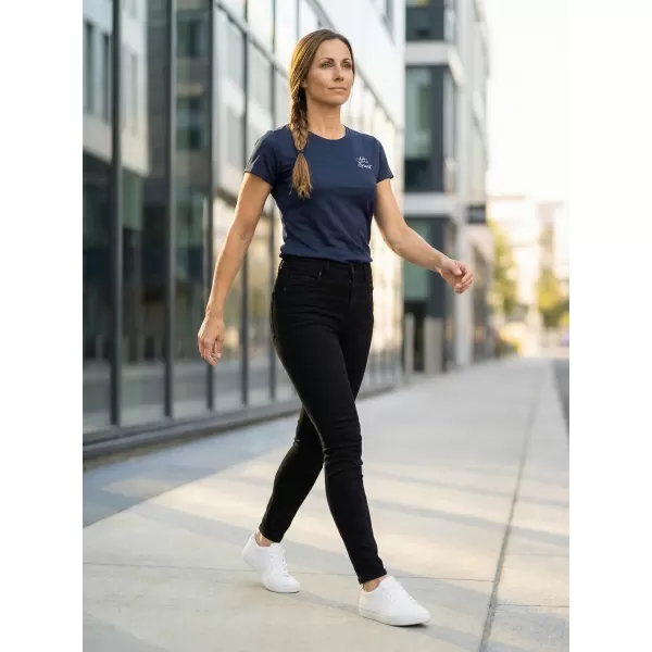  Tricou funcțional de damă ALTISPORT ALW056140 ALBASTRU MARIN 