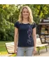 Tricou pentru femei ALTISPORT ALW133122 ALBASTRU MARIN