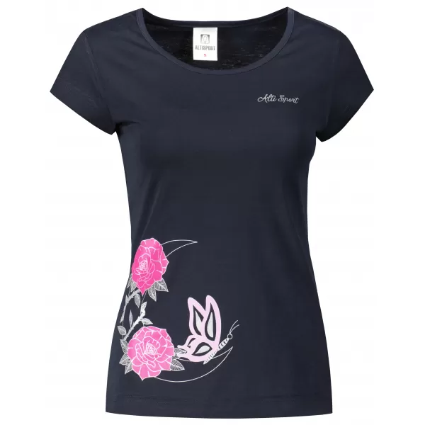  Tricou pentru femei ALTISPORT ALW146122 ALBASTRU MARIN 