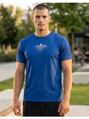 Pánské funkční triko ALTISPORT CARRYOVER ALM148124 KRÁLOVSKÁ MODRÁ