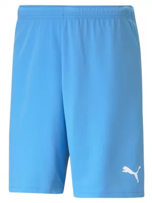 Pantaloni scurți pentru bărbați PUMA TEAMRISE SHORT 704942-18 TEAM LIGHT BLUE/ ECHIPA ALBASTRU DESCHIS/ALB PUMA