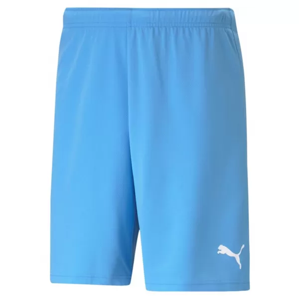  Pantaloni scurți pentru bărbați PUMA TEAMRISE SHORT 704942-18 TEAM LIGHT BLUE/ ECHIPA ALBASTRU DESCHIS/ALB PUMA 