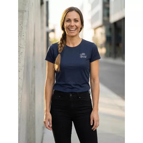  Tricou funcțional de damă ALTISPORT ALW056140 ALBASTRU MARIN 