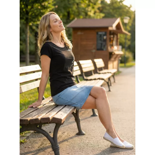  Tricou pentru femei ALTISPORT ALW133122 NEGRU ȘI ALBASTRU 