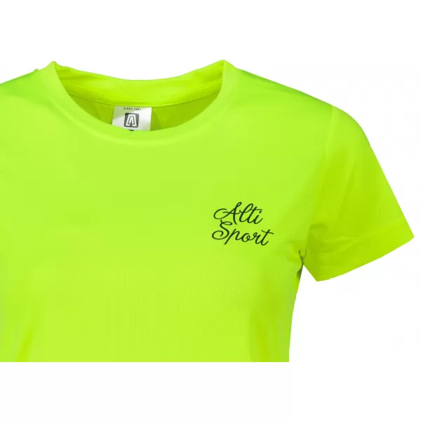  Tricou funcțional de damă ALTISPORT ALW056140 GALBEN NEON 