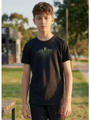 Tricou funcțional pentru băieți ALTISPORT ALK148147 NEGRU