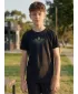 Tricou funcțional pentru băieți ALTISPORT ALK148147 NEGRU