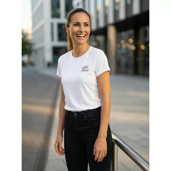  Tricou funcțional de damă ALTISPORT ALW056140 ALB 