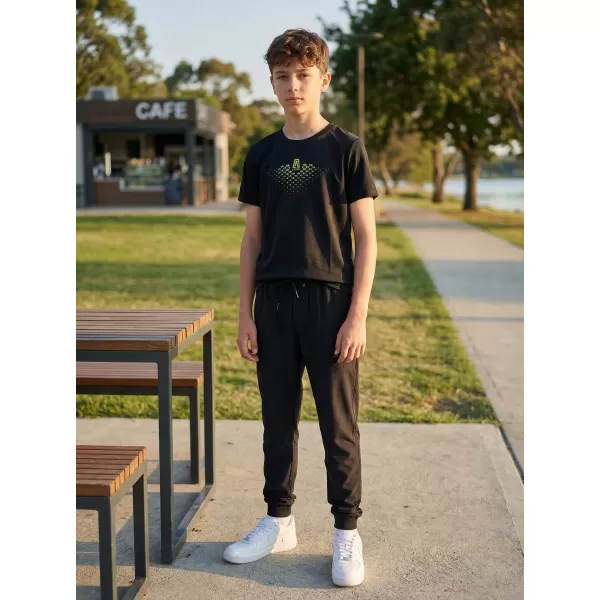 Tricou funcțional pentru băieți ALTISPORT ALK148147 NEGRU 