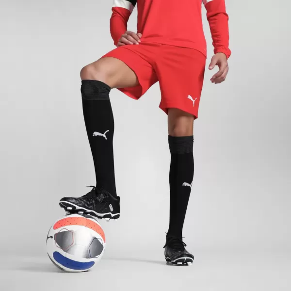  Pantaloni scurți pentru bărbați PUMA TEAMRISE SHORT 704942-01 PUMA ROȘU/PUMA ALB 