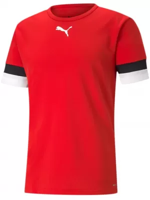 Cămașa funcțională a bărbaților PUMA TEAMRISE JERSEY 704932-01 PUMA RED/PUMA BLACK/PUMA WHITE