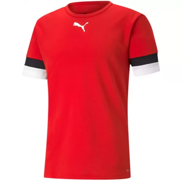  Cămașa funcțională a bărbaților PUMA TEAMRISE JERSEY 704932-01 PUMA RED/PUMA BLACK/PUMA WHITE 