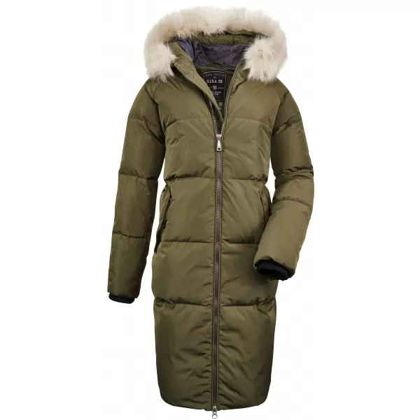  Palton de damă KILLTEC VENTOSO WMN QUILTED CT A KAKI 