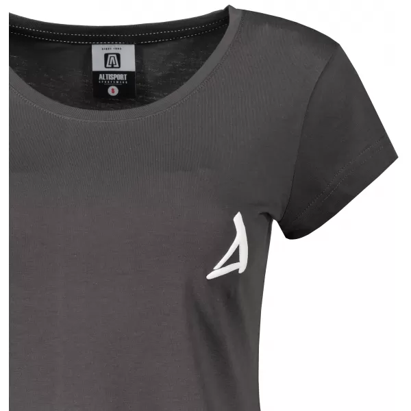  Tricou premium pentru femei ALTISPORT ALW145154 ANTRACIT DESCHIS 