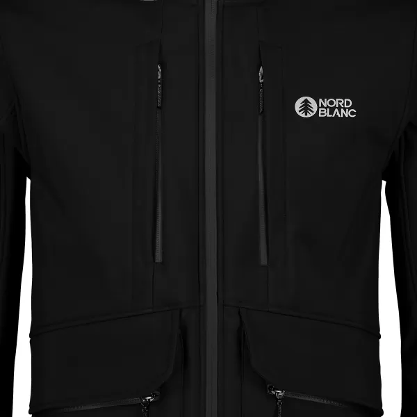  Jachetă softshell pentru bărbați NORDBLANC SITE NBWSM7575 NEGRU 