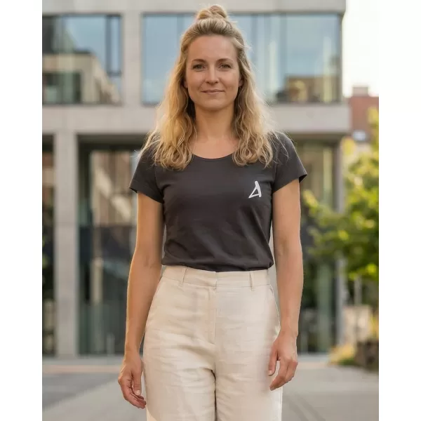  Tricou premium pentru femei ALTISPORT ALW145154 ANTRACIT DESCHIS 