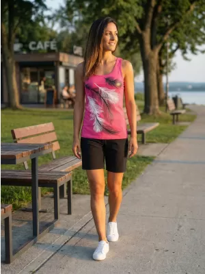 Maieu de damă ALTISPORT CARRYOVER ALW112136 MAGENTA