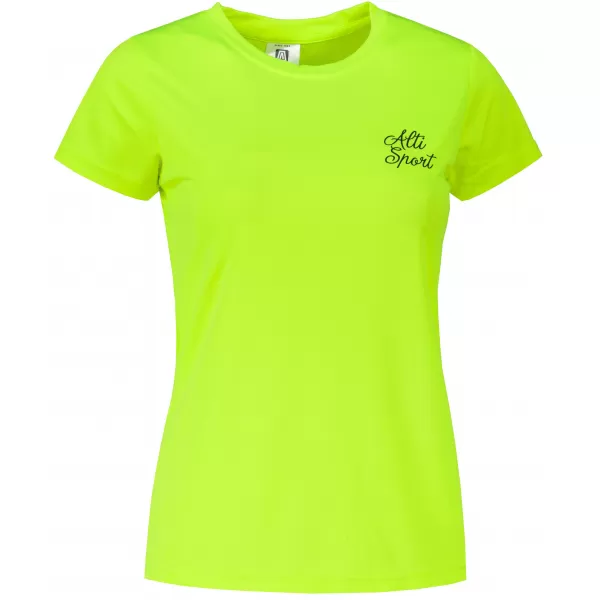  Tricou funcțional de damă ALTISPORT ALW056140 GALBEN NEON 