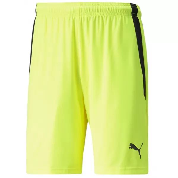  Pantaloni scurți pentru bărbați PUMA TEAMLIGA SHORTS 704924-22 YELLOW ALERT/ GALBEN ALERT/PUMA BLACK 