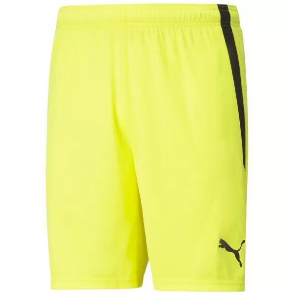  Pantaloni scurți pentru bărbați PUMA TEAMLIGA SHORTS 704924-42 FLUO YELLOW/ GALBEN FLUO/NEGRU PUMA 