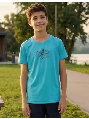 Tricou funcțional pentru băieți ALTISPORT ALK148147 TURCOAZ