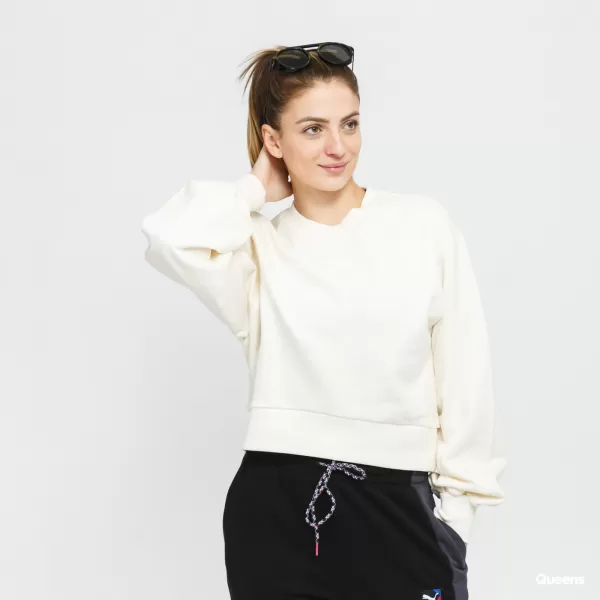  Hanorac crop top dama PUMA CLASSICS PUFF SLEEVE CREW 531616-73 STRĂLUCIRE DE FILDEȘ 
