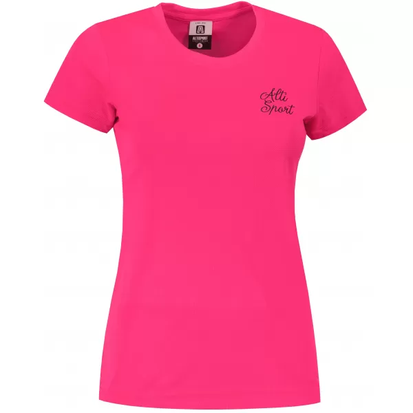  Tricou funcțional de damă ALTISPORT ALW056140 ROZ NEON 