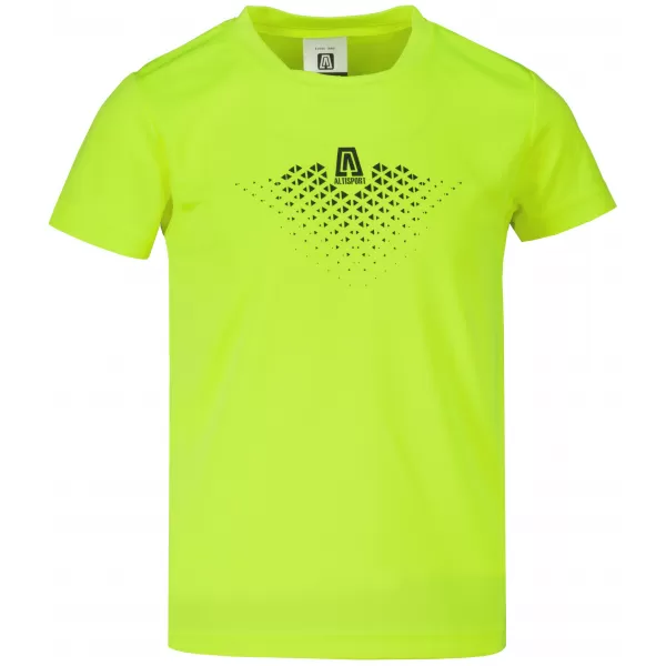  Tricou funcțional pentru băieți ALTISPORT ALK148147 LĂMÂIE VERDE 
