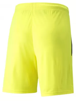Pantaloni scurți pentru bărbați PUMA TEAMLIGA SHORTS 704924-42 FLUO YELLOW/ GALBEN FLUO/NEGRU PUMA