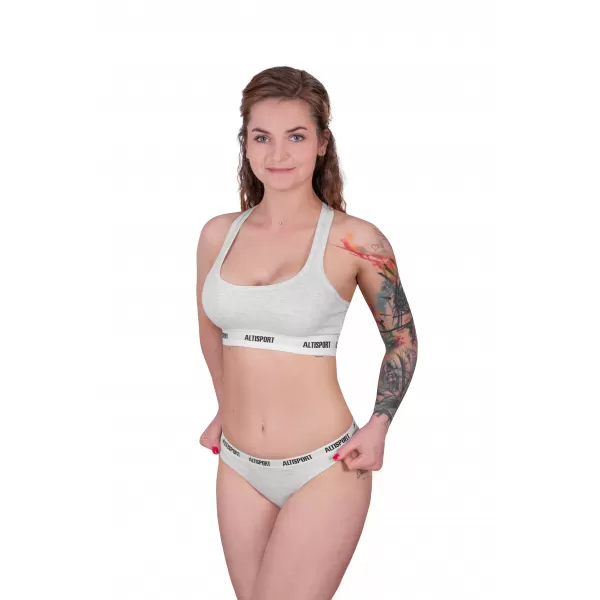  Lenjerie de femeie ALTISPORT BERA LUNX083 GRI DESCHIS 
