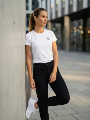 Tricou funcțional de damă ALTISPORT ALW056140 ALB