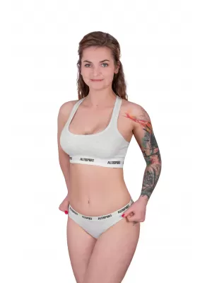 Lenjerie de femeie ALTISPORT GERFA LUNX084 GRI DESCHIS